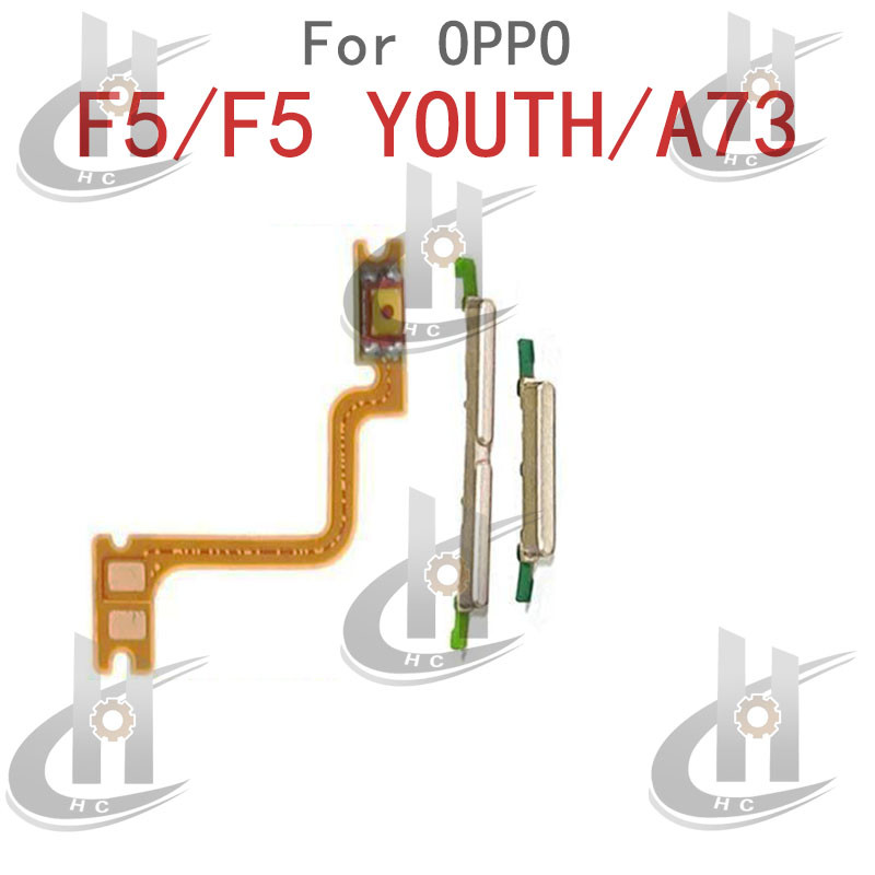 สําหรับ OPPO F5 / F5 YOUTH / A73 ปุ่มปรับระดับเสียงไฟ ปุ่มสายเคเบิล Flex ปุ่มปิดระดับเสียงปุ่มขึ้นและลงด้านข้าง อะไหล่ทดแทน - รูปที่ 7