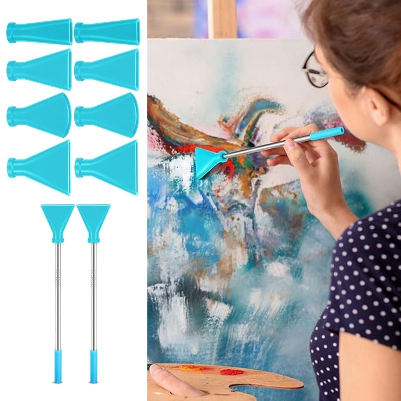 RPAN หลอดสแตนเลสที่ทนทานและปากเป่าซิลิโคนสําหรับของเหลว Art Creations