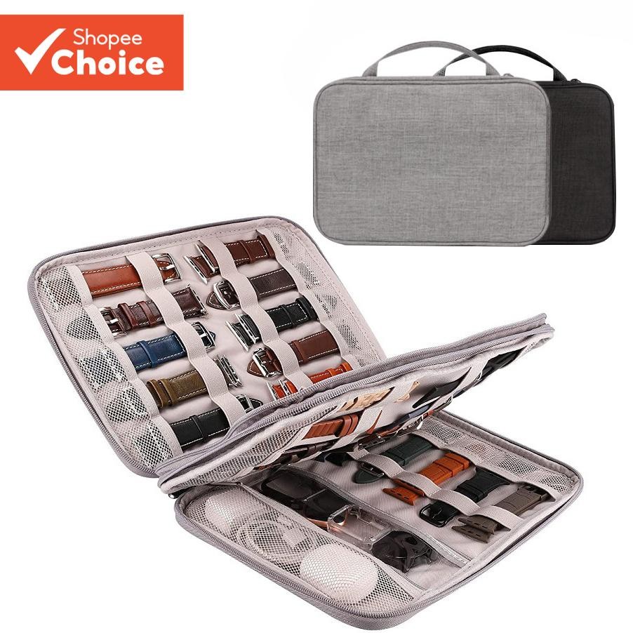 สําหรับ Apple Watch Bands Storage Case 35 Slot Travel Organizer Bag Box Holder
