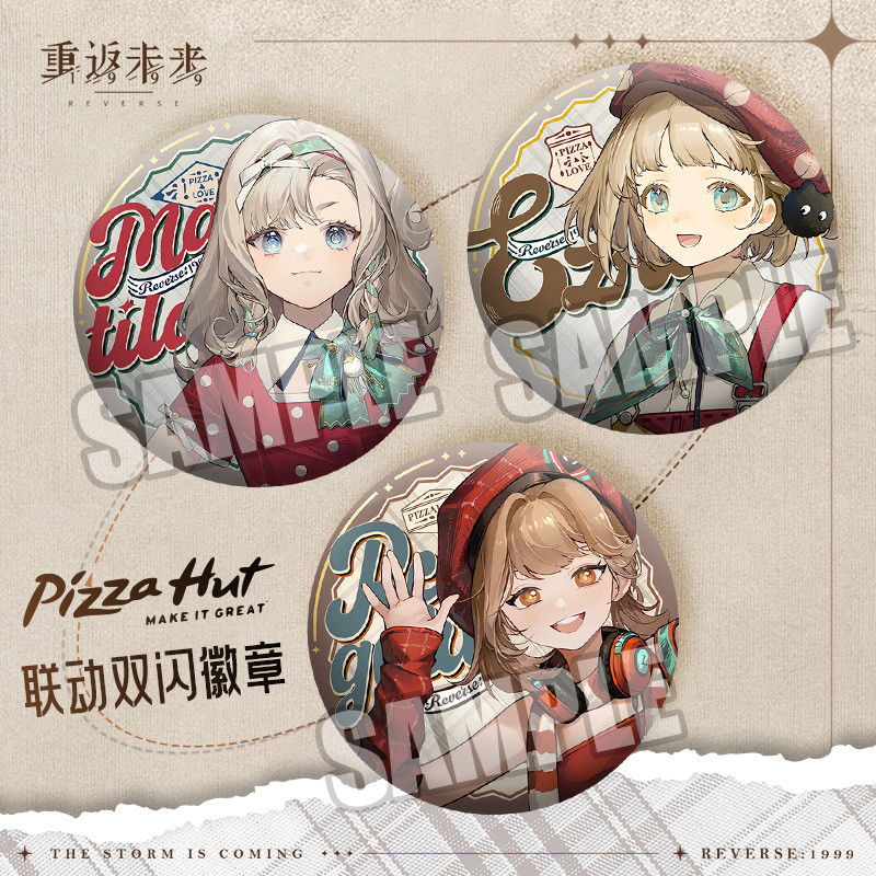 Reverse:1999 75mm Badge Game Merch New Tinplate เข็มกลัด Pin