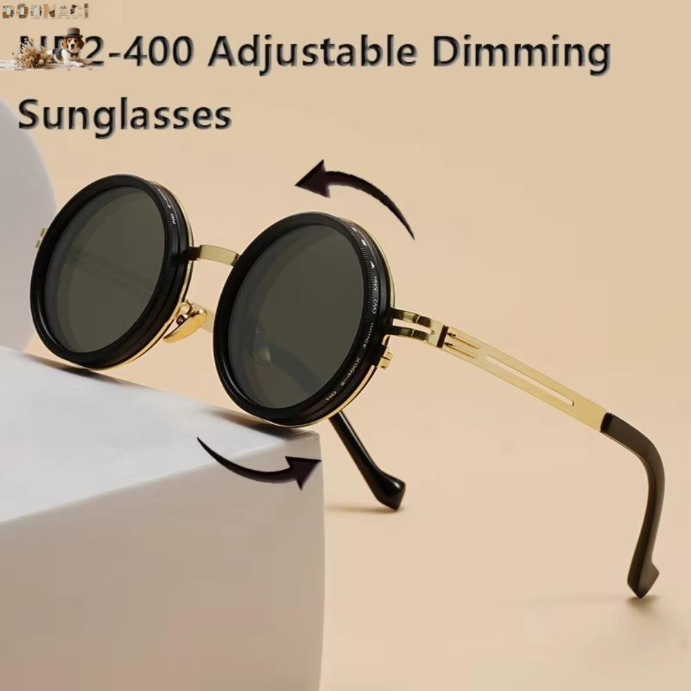 DOONACI ปรับ Dimming แว่นตา 9 ระดับ ND2-400 แว่นตากันแดดรุ่นโพลาไรซ์ แฟชั่น Glasse UV400 ND กรองแสงสำหรับการตกปลากลางแจ้ง