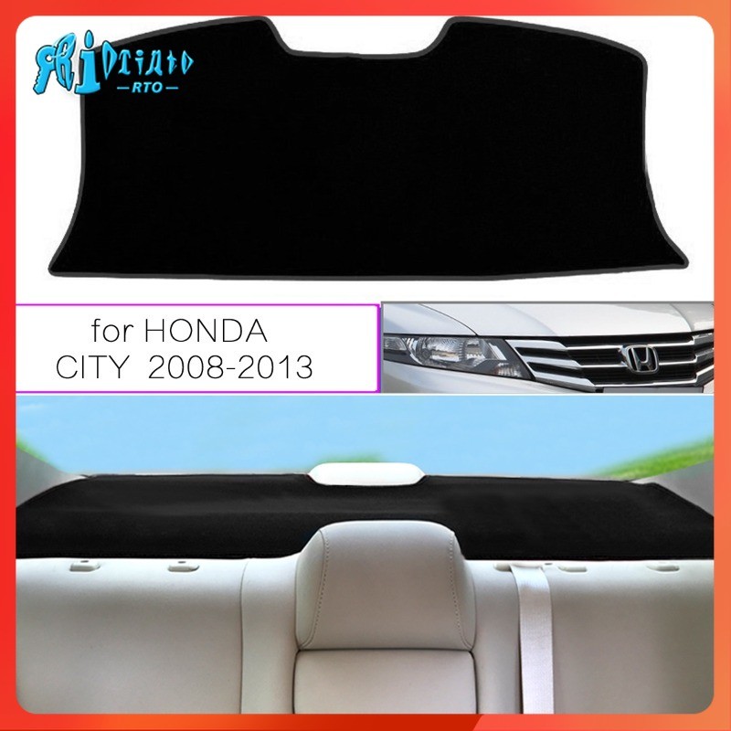 รถแดชบอร์ดสําหรับ HONDA city 2008-2013 GM 2014-2019 GM6 หน้าต่างด้านหลัง Dash Mat แรเงา Sun Shade Pad พรมอุปกรณ์ตกแต่งภายใน