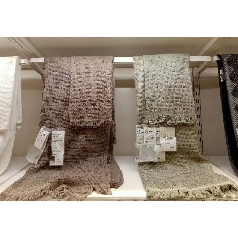 IKEAshopping IKEA VALLASAN ผ้าขนหนู ผ้าเช็ดตัว ผ้าเช็ดมือ