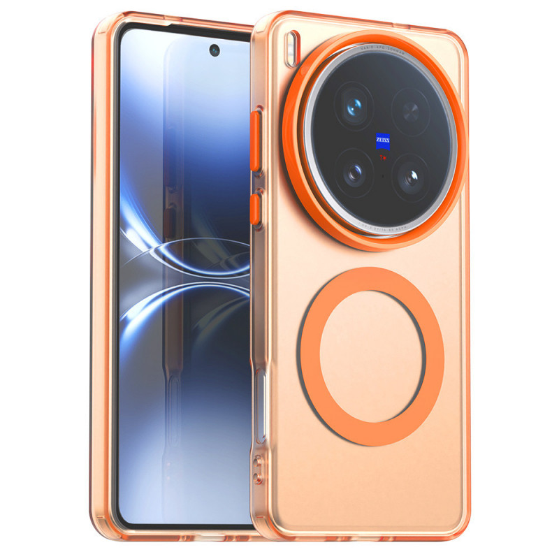 Matte โปร่งแสงแม่เหล็กชาร์จไร้สายสําหรับ VIVO X200 Ultra X200 Pro X200S X200 Pro Mini V50 V40 Pro V4