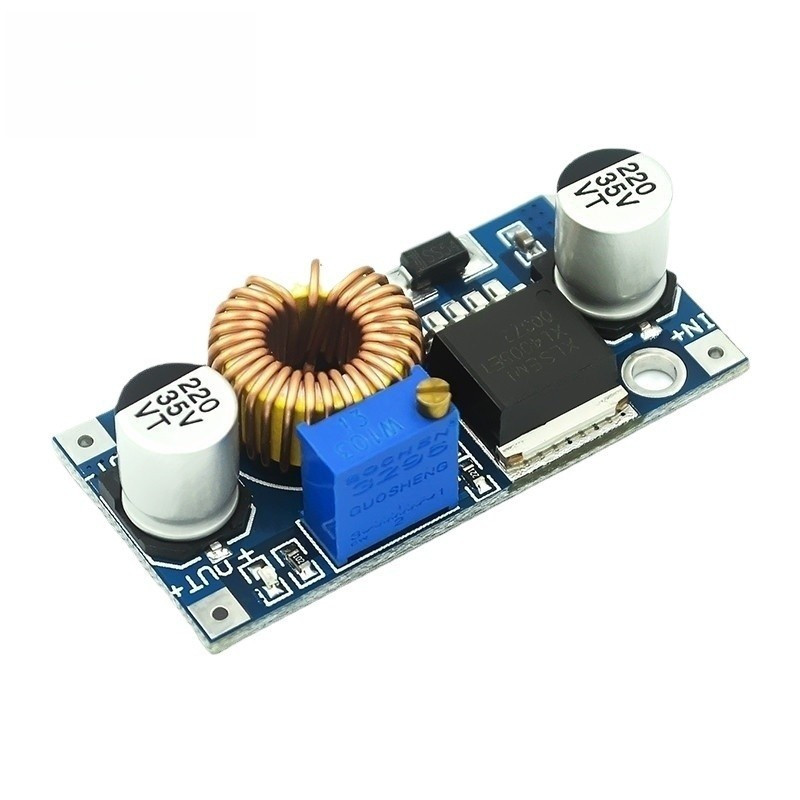 XL4005 DSN5000 Beyond LM2596 DC-DC โมดูลจ่ายไฟ 5A แบบปรับได้