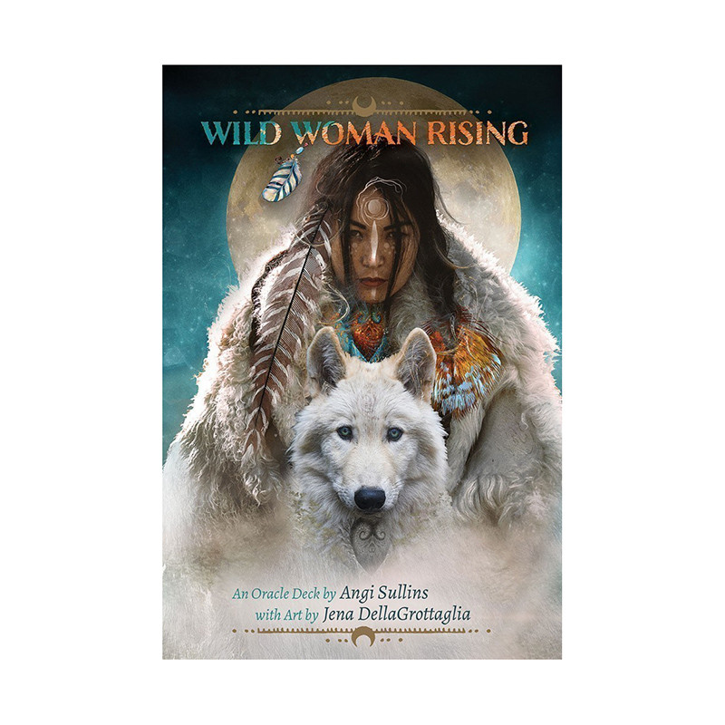 นําเข้าผู้หญิงป่า Rising Oracle Card ผู้หญิงป่า Rising