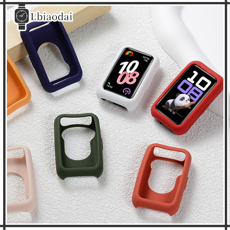 กรณีซิลิโคนอ่อน for Huawei Band 10 9 8 / NFC อุปกรณ์ปกป้องหน้าจอยางอ่อน อุปกรณ์ปกป้องกันชน