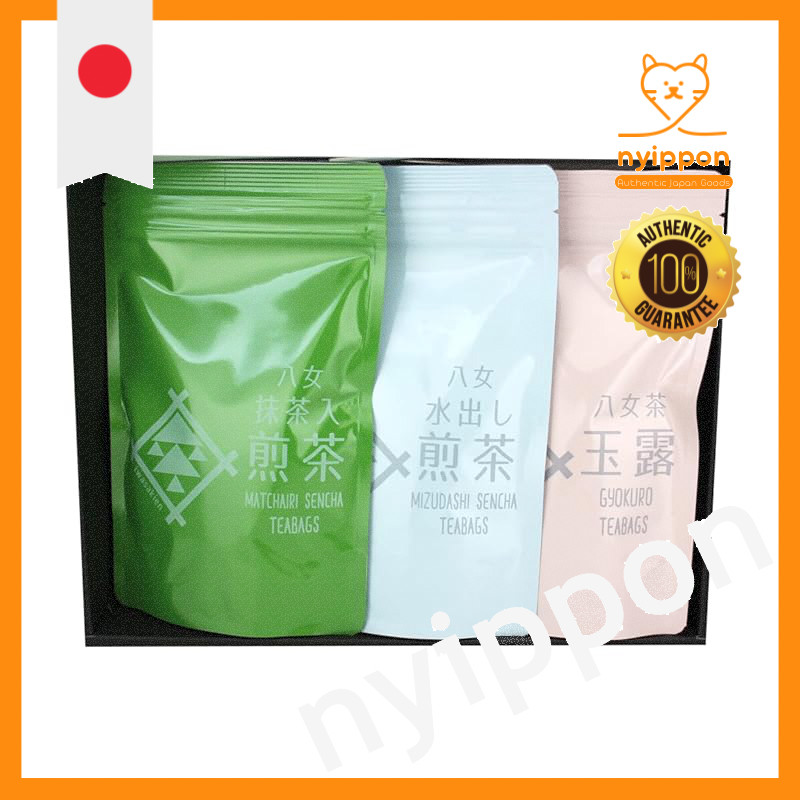 Yame Green Tea Bags – Premium Sencha, Matcha & Gyokuro, 100% Kyushu, Fukuoka – 5g/2.5g