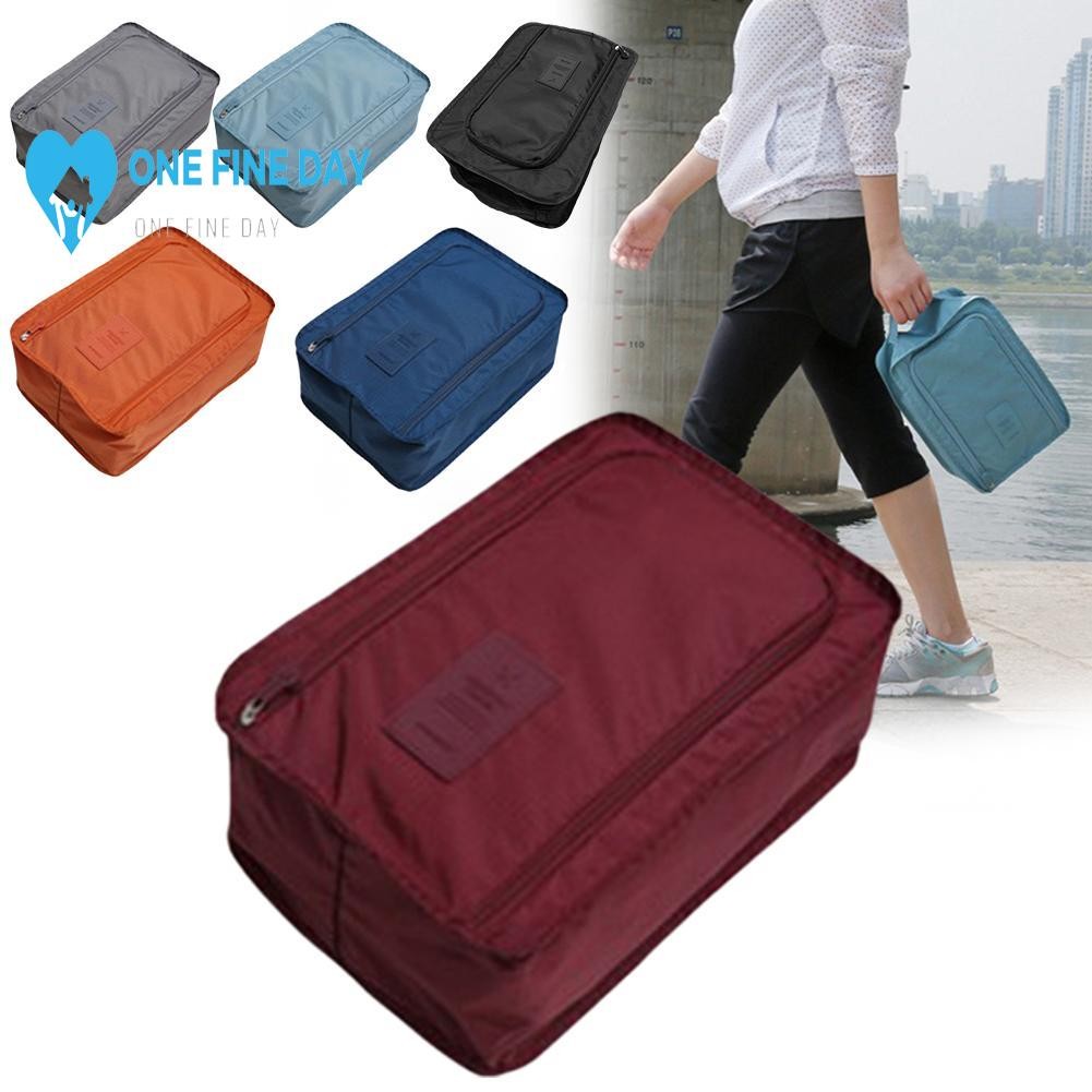 Travel Shoe Storage Bag Small Folding Shoe Bag Multifunctional Shoes Travel Beach And Bags Z2y1