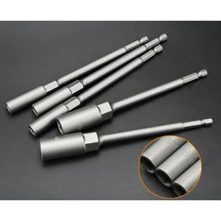 8-14 มม.ยาวไฟฟ้าเจาะ SOCKET HEAD Bolt NUT DRIVER Bit Impact เจาะ Bits อะแดปเตอร์ซ็อกเก็ตประแจ EXTENSION Bar 150 มม.
