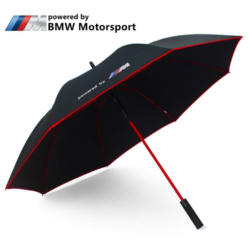 ร่ม BMW Original Factory Pack ขนาดใหญ่ อัตโนมัติ พับได้ ด้ามยาว สไตล์_high-end_สำหรับรถยนต์