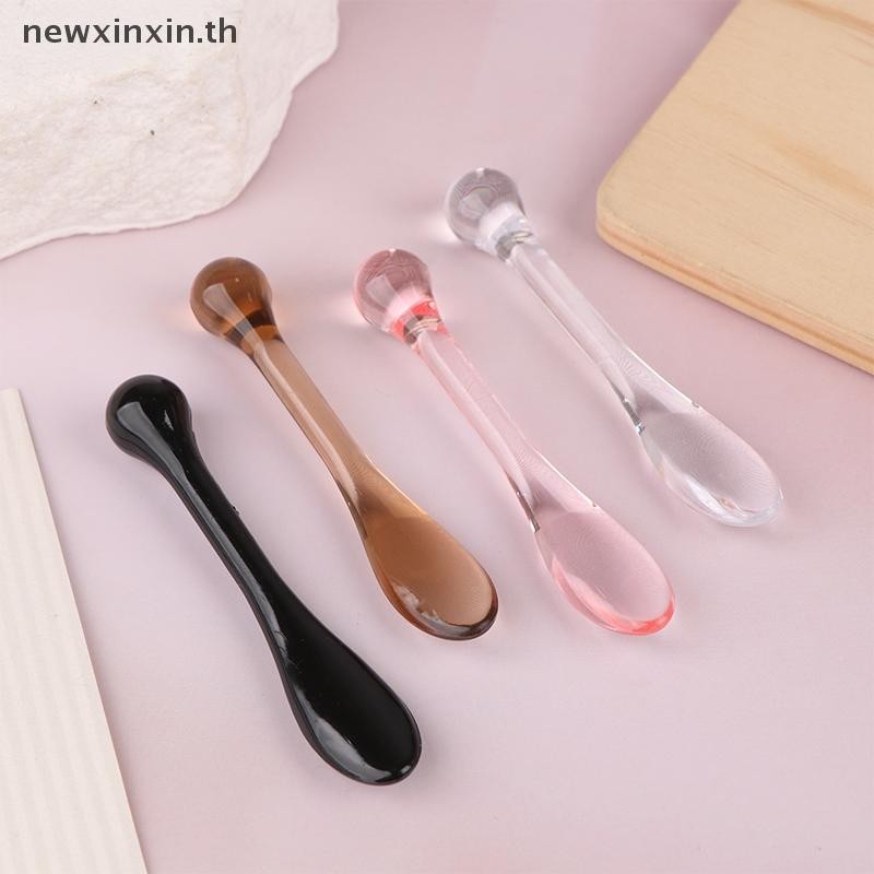 ^N^ 1/3ชิ้นอะคริลิไม้พายเครื่องสําอางตักพร้อมกล่องใบหน้าครีมหน้ากากโคลนผสมช้อนเครื่องมือความงามดูดซับลูกกลิ้งใบหน้า ผู้สมัคร {ที}