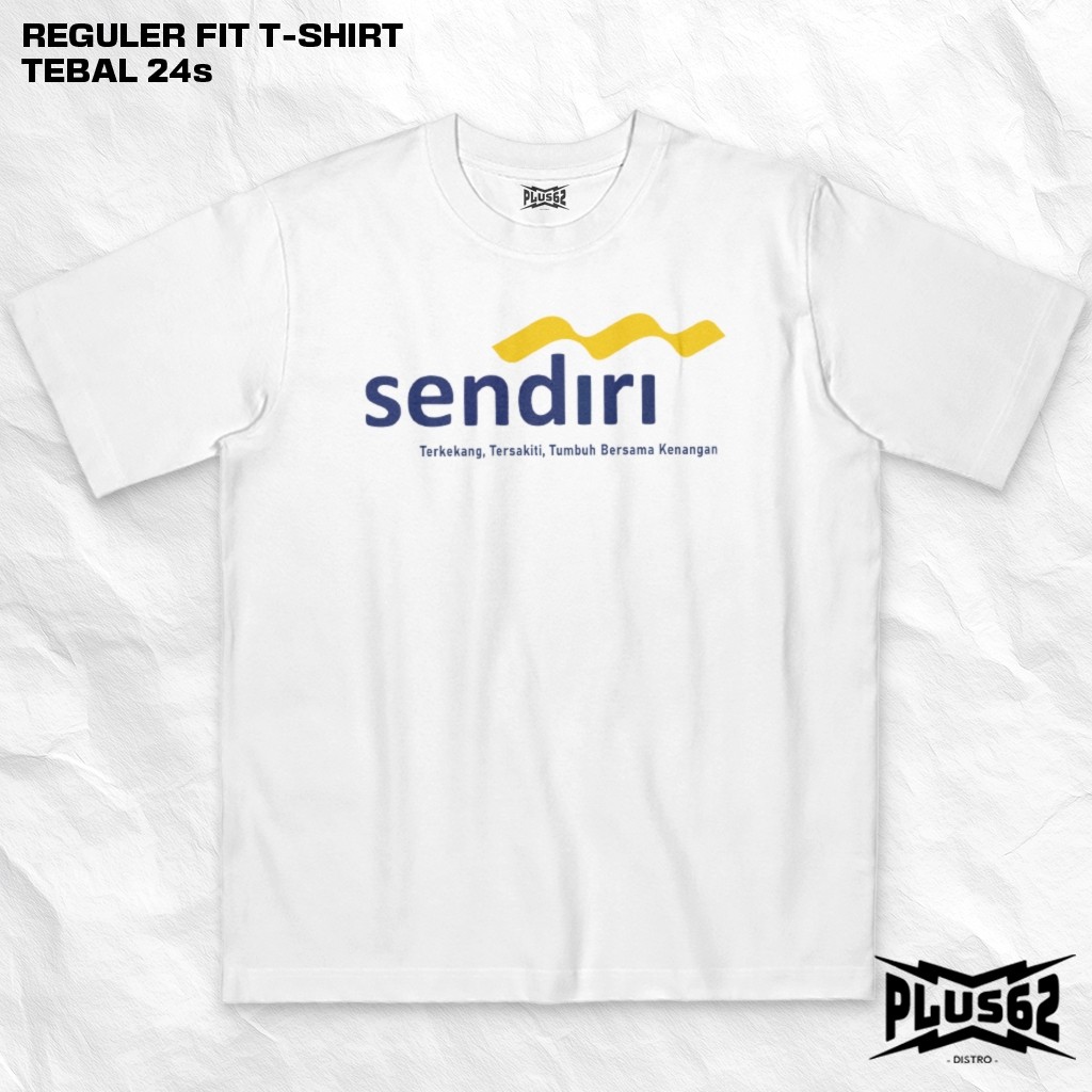 Plus62 Distro - ชุดเสื้อยืดต้นฉบับ 24s หนาระดับพรีเมียม - เป็นเจ้าของ - ED0023