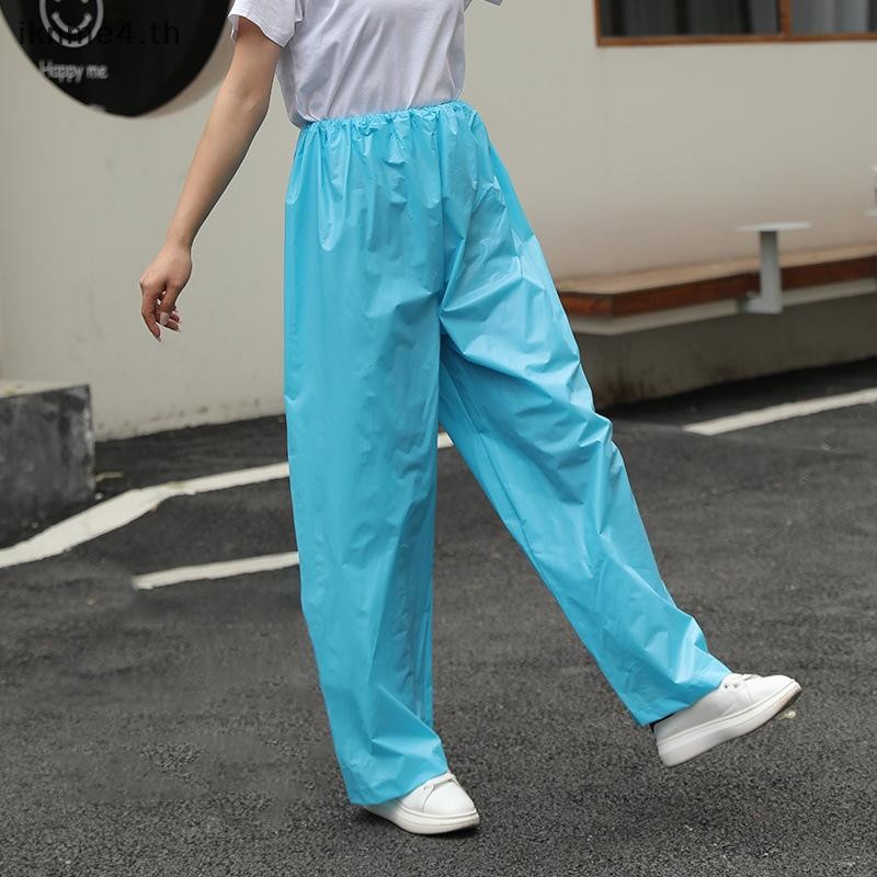 [ikn] กางเกงกันฝนกางเกงกันน้ําน้ําหนักเบากางเกงกลางแจ้งกันลมสําหรับทํางานกอล์ฟเดินป่าตกปลาสําหรับผู้ชายผู้หญิง [TH] - รูปที่ 4