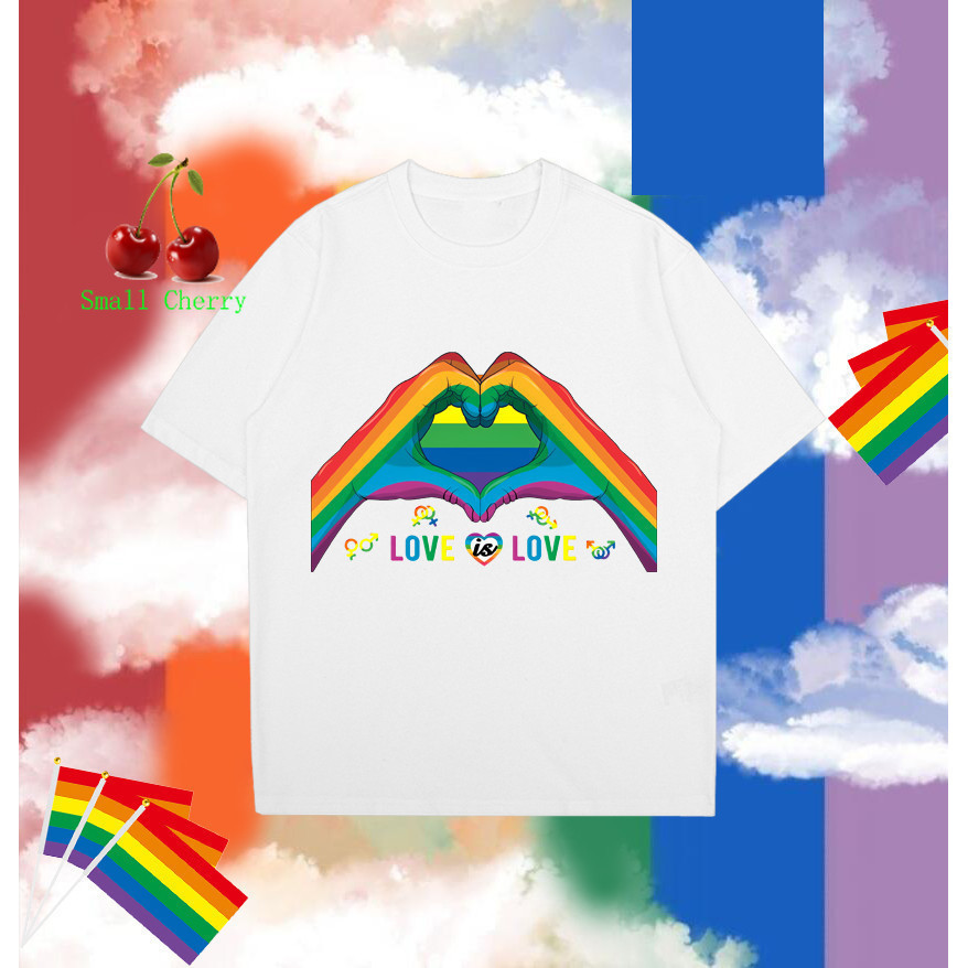 🏳‍🌈 Pride Month🏳‍🌈 2025เดือนแห่งความภาคภูมิใจ ธงสายรุ้ง LGBT Pride Month LGBT Rainbow Flag T-shirt