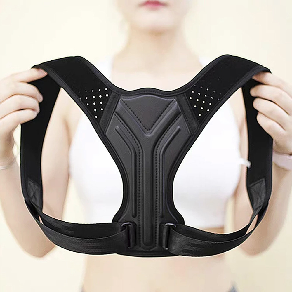 Adult Back Posture Corrector Corset Clavicle Spine Posture Correction Neck Support Belt Pain Relief 