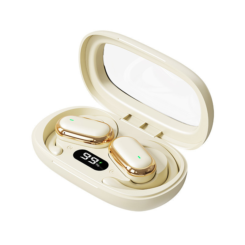 X96 หูฟังกีฬากันน้ำในตัวไมโครโฟนคู่ OWS หูฟังไร้สาย HIFI คุณภาพเสียง HD พูดคุย 9D สเตอริโอในหู รูปที่ 2