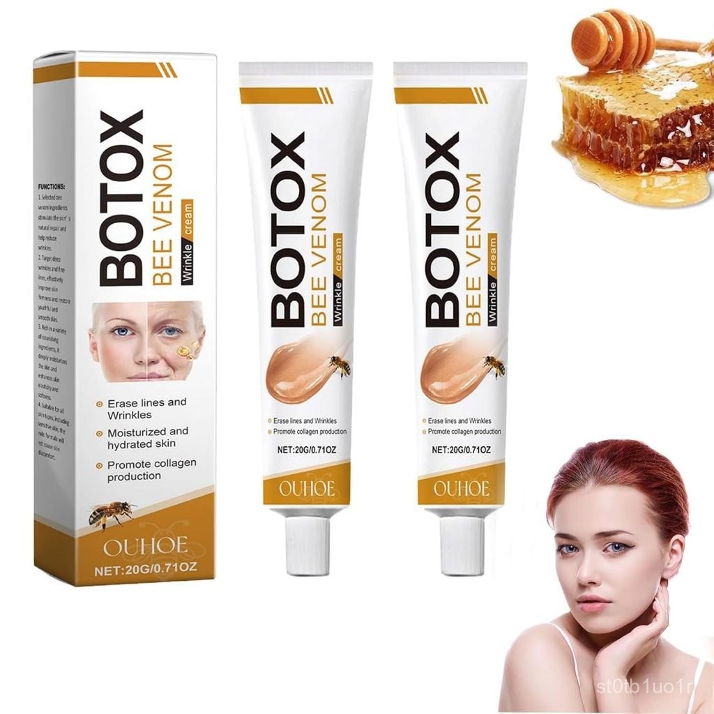 Botox Bee Venom Wrinkle Removal Cream, Bee Venom Anti-Wrinkle Firming Cream,Moisturizing, Lifting & 