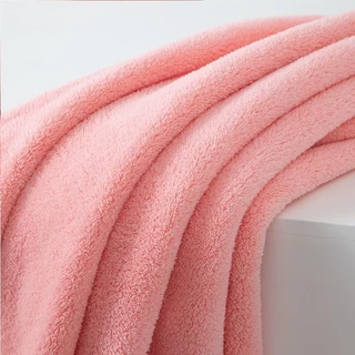 【220กรัม】ขนาด 140x70 ซม. ผ้าเช็ดตัว ขนเป็ด ผ้าขนหนูอาบน้ำ สีพื้น ขนนุ่ม ไม่กุ้นขอบ