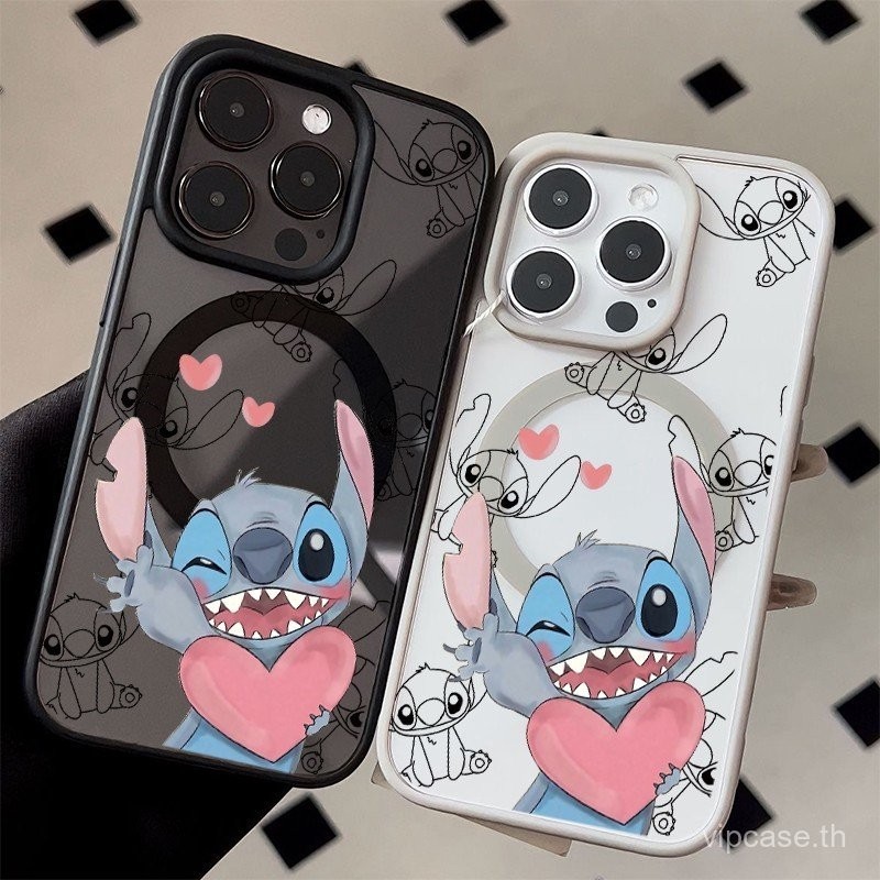 เคสโทรศัพท์แม่เหล็ก Hugging Heart Zai Zai สำหรับ iPhone 14 Pro Max 15 Pro Max 14 15 16 11 12 13 Pro 