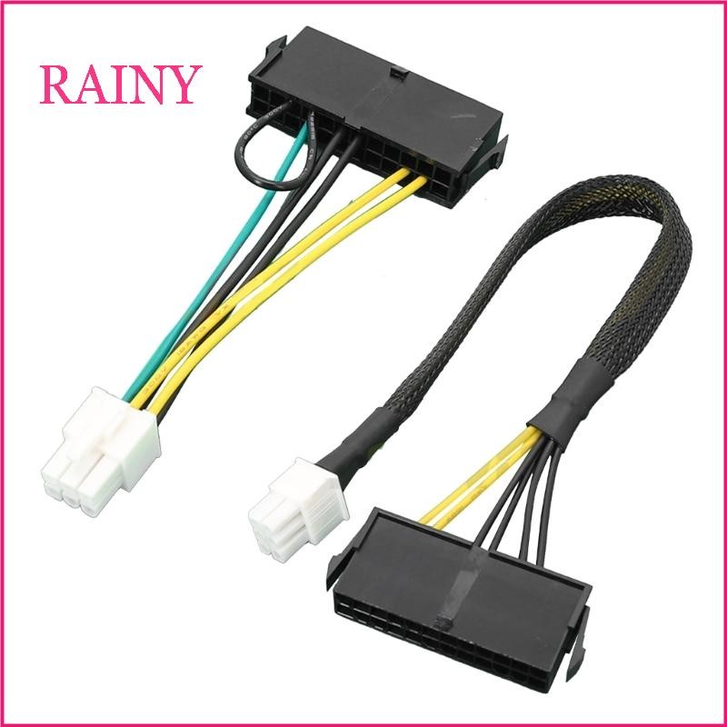 RAINY ATX PSU 24 Pin to เมนบอร์ด 6Pin สําหรับ Acer 6Pin เมนบอร์ดสายไฟ