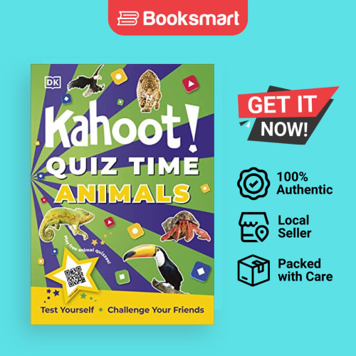 สัตว์ - คาฮูท! Quiz Time โดย Kahoot! หนังสือปกอ่อน Dorling Kindersl 9780241605998