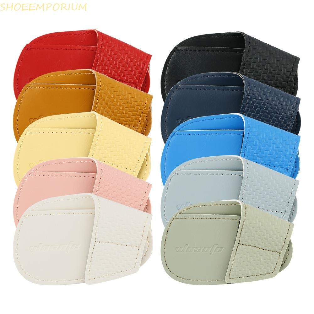 SHOEEMPORIUM Golf Iron Head Covers, กันน้ํา PU หนังกอล์ฟคลับ, อุปกรณ์กอล์ฟทนทานสีสันเปลี่ยน Golf Putter Headcover ของขวัญกอล์ฟ