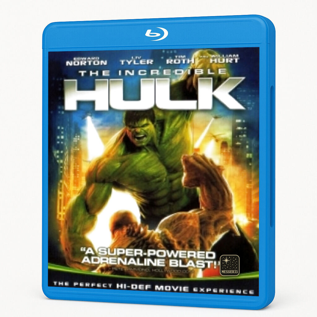 บลูเรย์ Movie The Incredible Hulk (2008) เดอะฮัล์ค มนุษย์ตัวเขียวจอมพลัง 2 หนัง แผ่น Blu-ray