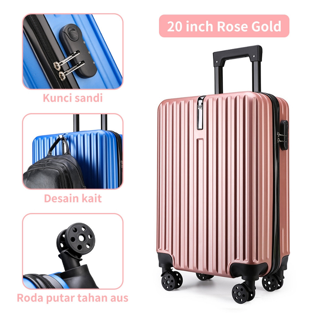 หลายตัวเลือก กระเป๋าเดินทางกระเป๋าเดินทางน้ําหนักเบากันน้ําแบบพกพาล้อกระเป๋าสัมภาระ