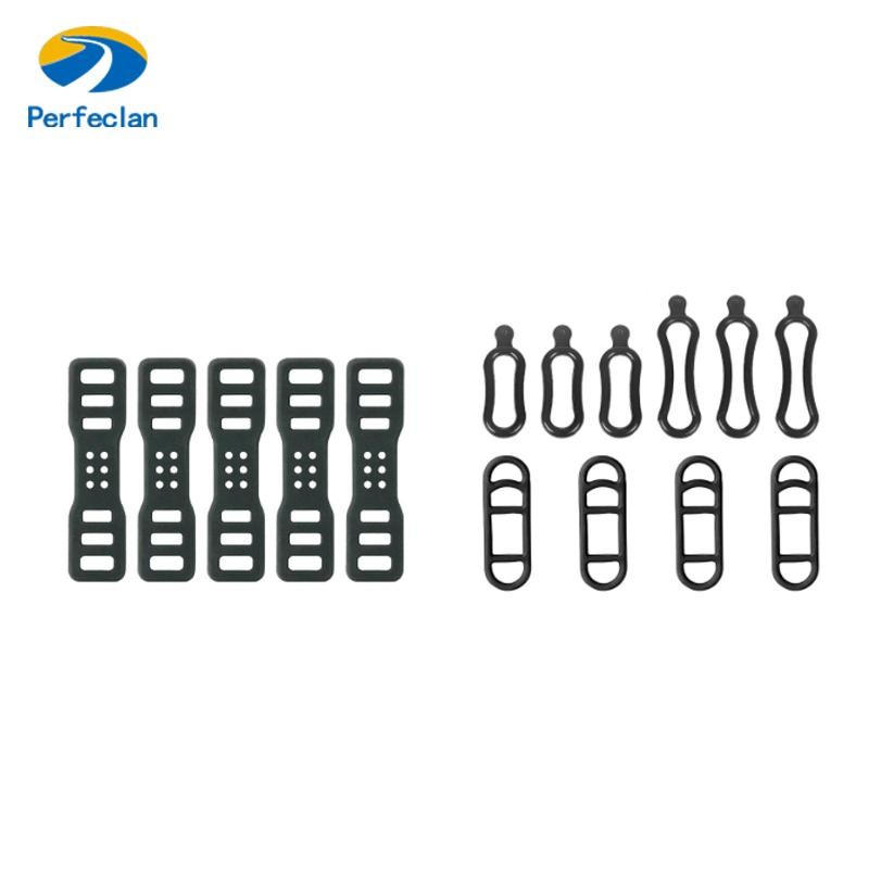 สมบูรณ์แบบ 5/10 ชิ้น สายรัดซิลิโคนสำหรับไฟจักรยาน มั่นคงและลื่น ใช้กับผู้ถือไฟบันทึกลงการขับขี่ และโทรศัพท์มือถือ