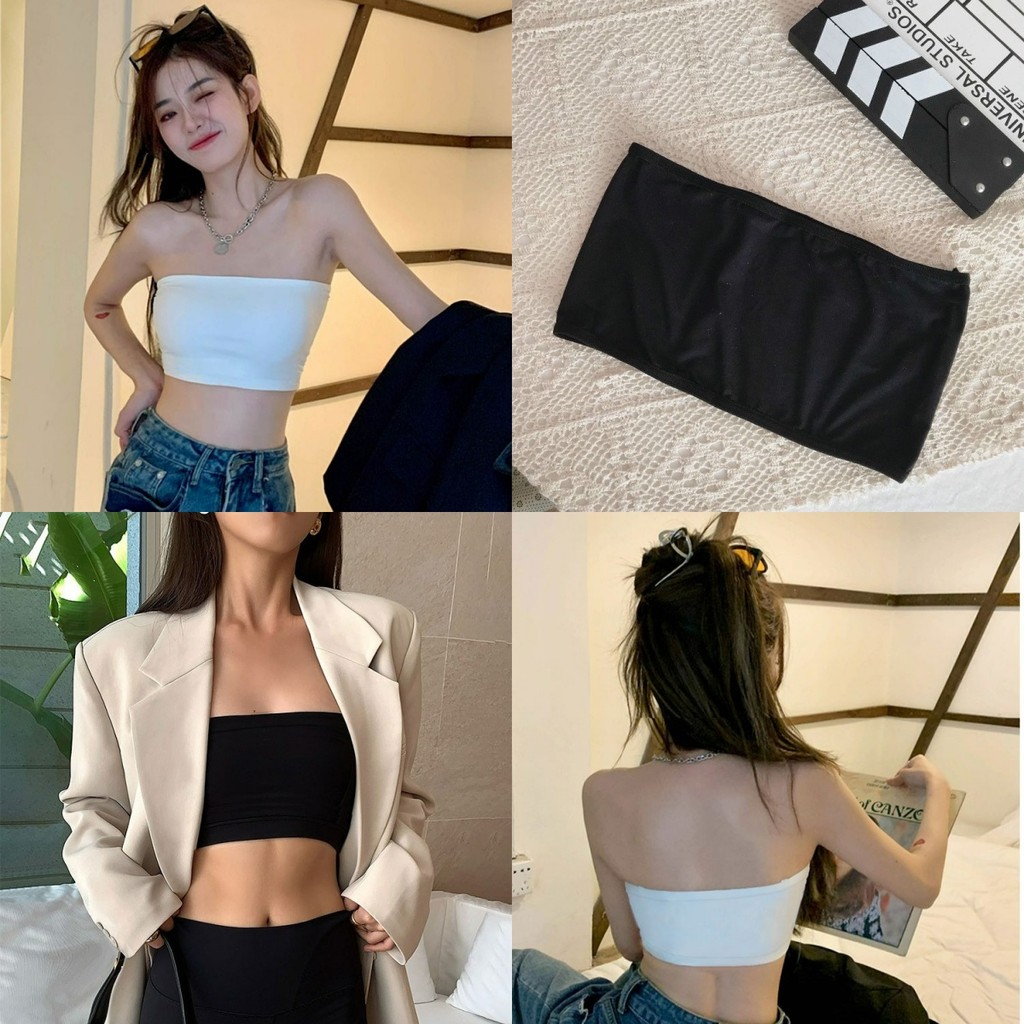 🍐เสื้อครอป สีพื้น แขนกุด เข้ากับทุกการแต่งกาย เข้ารูป เสื้อแขนกุด สไตล์เซ็กซี่ แฟชั่น ผ้ายืด ทรงสวย ใส่สบาย