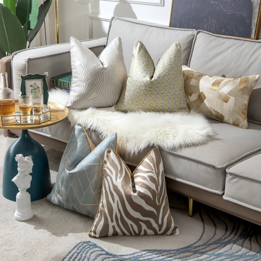 60x60/50x50/45x45 ซม./30x50 หรูหรา ทันสมัย หมอนอิง ปลอกหมอน ปลอกหมอน โซฟา หน้าอก หมอนโซฟา