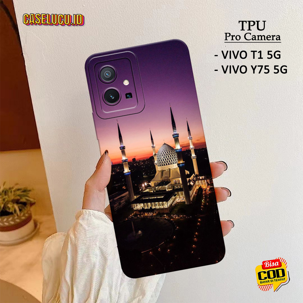 HP ล่าสุด Vivo Y75 5G / T1 5G Softcase - เคสแฟชั่นมุสลิม - Vivo Y75 5G / T1 5G Case - Vivo Y75 5G / 