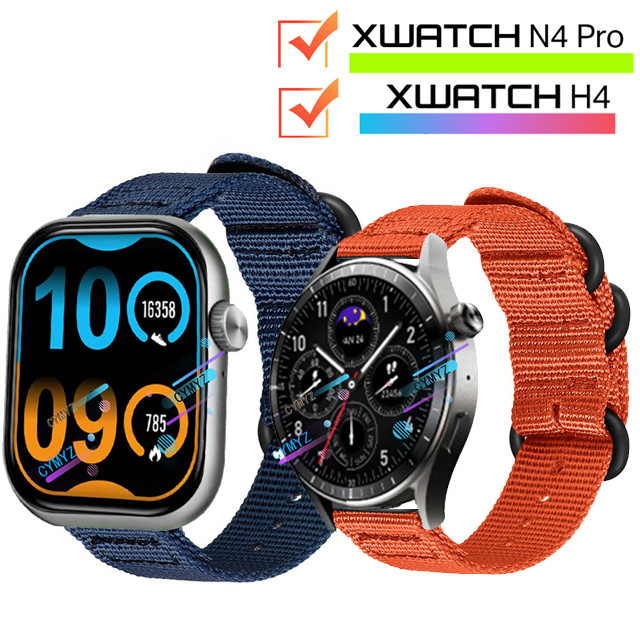 สาย Infinix XWatch N4 Pro สายไนลอน สาย Infinix XWatch H4 สายรัดข้อมือกีฬา