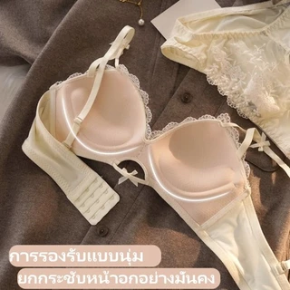 iPearl👙ชุดชั้นในเซ็กซี่ไร้โครง ผ้าลูกไม้น่ารัก ฟองน้ำดันทรงสวย เนื้อผ้านุ่ม ระบายอากาศดี สวมใส่สบาย สำหรับผู้หญิง