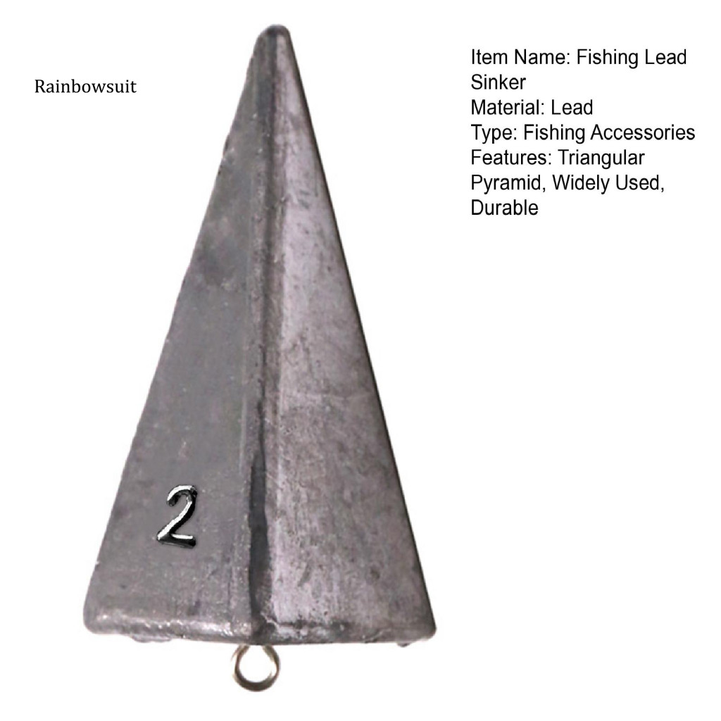[RB] Saltwalter Fishing Weights พีระมิดสามเหลี่ยม Sinker 2-6oz สำหรับน้ำเค็ม และ Surf Fishing Gear ผู้ซื้อเอเชียตะวันออกเฉียงใต้ - รูปที่ 2