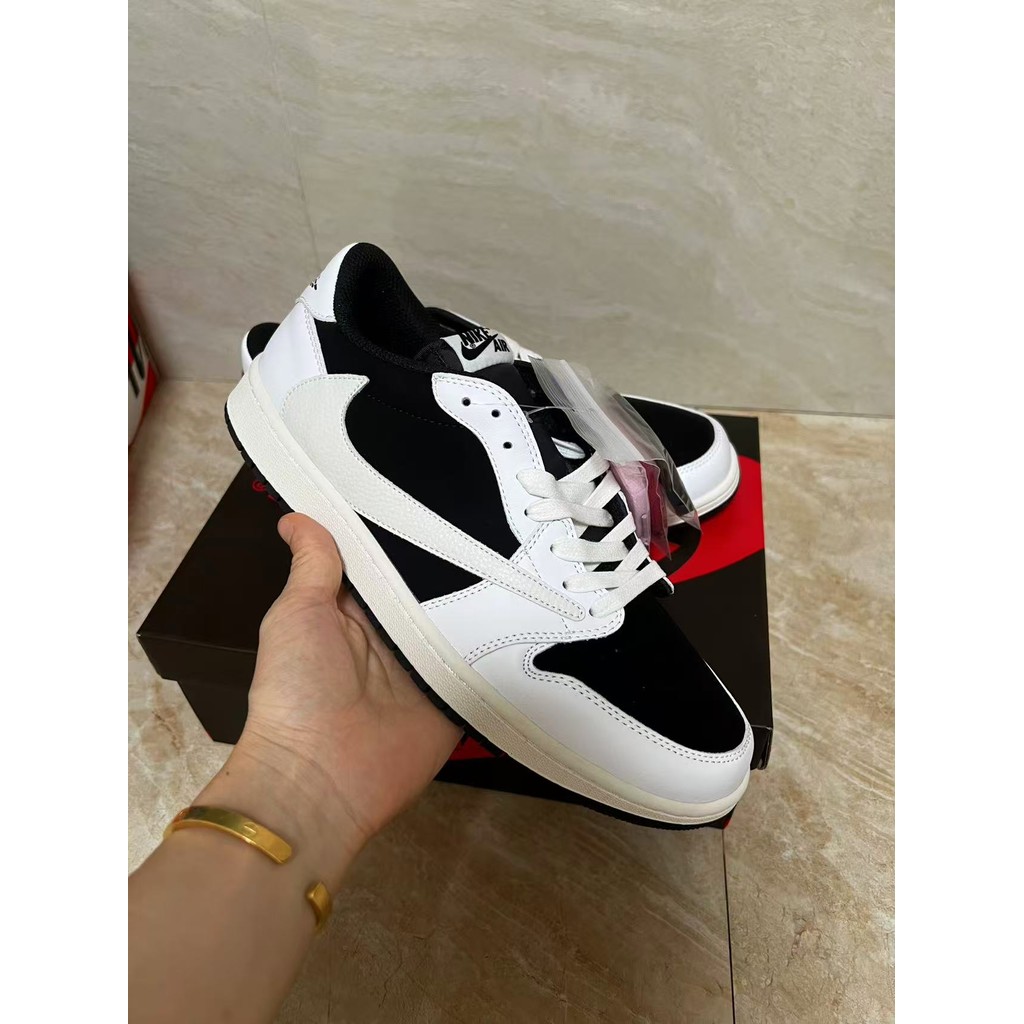 A/j 1 Low Golf SP "Neutral Olav" สีดําสีขาว cq4277-311 Golf Joint Barb