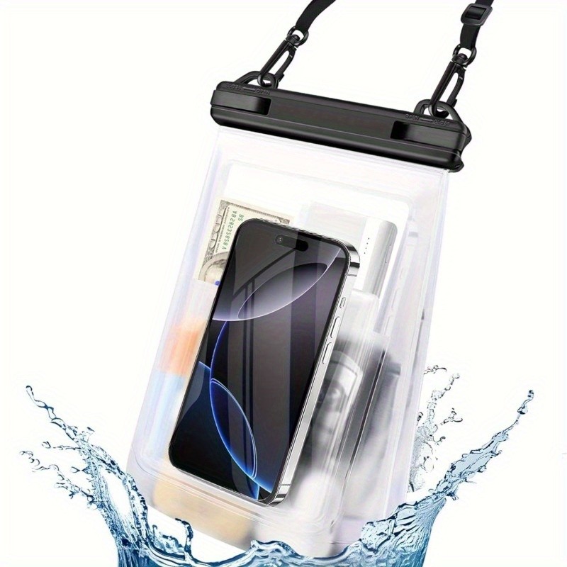 HAISSKY ขนาดใหญ่ความจุCrossbodyว่ายน้ํากระเป๋าซีลสําหรับiPhone 17 16 15 14 13 12 Pro Max 16 Plus 16E