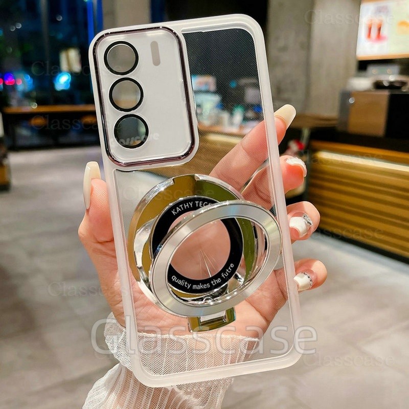 Realme C71 2025 สําหรับ Realme C71 C75 X C75X C 71 C 75 C 75X RealmeC71 พร้อมแหวนผู้ถือสแควร์เคสโทรศ