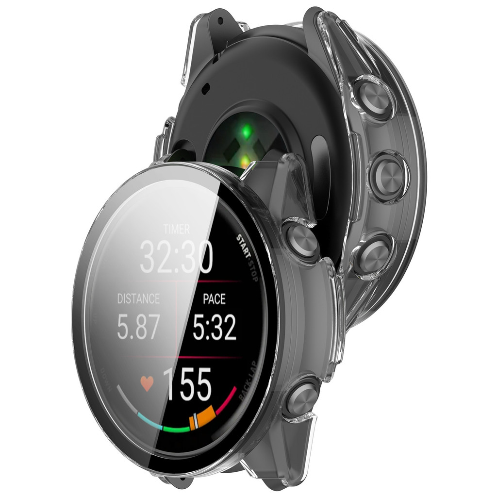 เคส Garmin Forerunner 970 570 เกราะป้องกัน เคส Garmin Forerunner 570 เคสป้องกัน 360° ฟิล์มกันรอยหน้าจอรอบด้าน ฟิล์มกันรอย Garmin Forerunner 970 570 ราคา ถูกที่สุด ดีลบีเคเค แกลเลอรีภาพที่ 9