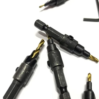 ดอกสว่าน MT 5 6 8 10 12 mm. ผายหัว คว้านรู แบบมีเทเปอร์ในตัว หลบหัวน็อตสกรู สำหรับงานไม้ งานพลาสติก