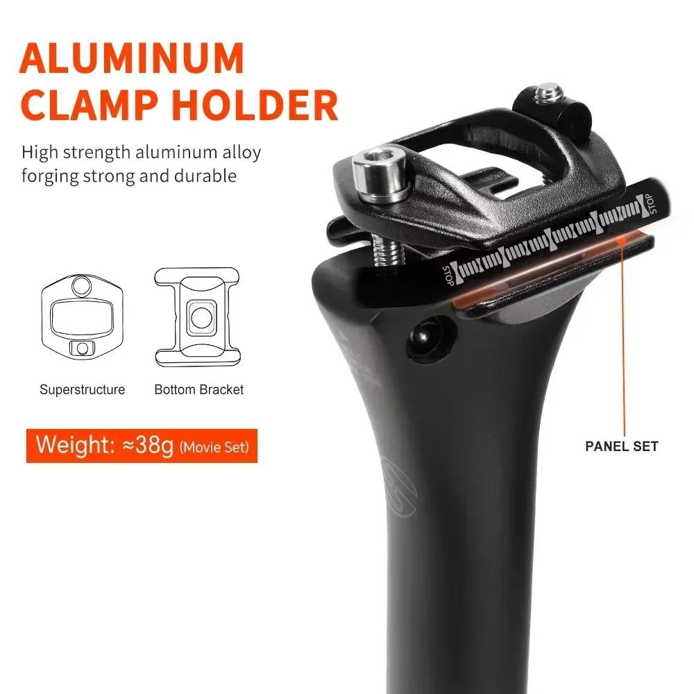 TOSEEK C70 คาร์บอน Seatpost 27.2 มม.31.6 มม.สำหรับจักรยาน ขนาด 350 มม.และ 400 มม.Ultralight MTB อานหลอด - รูปที่ 2