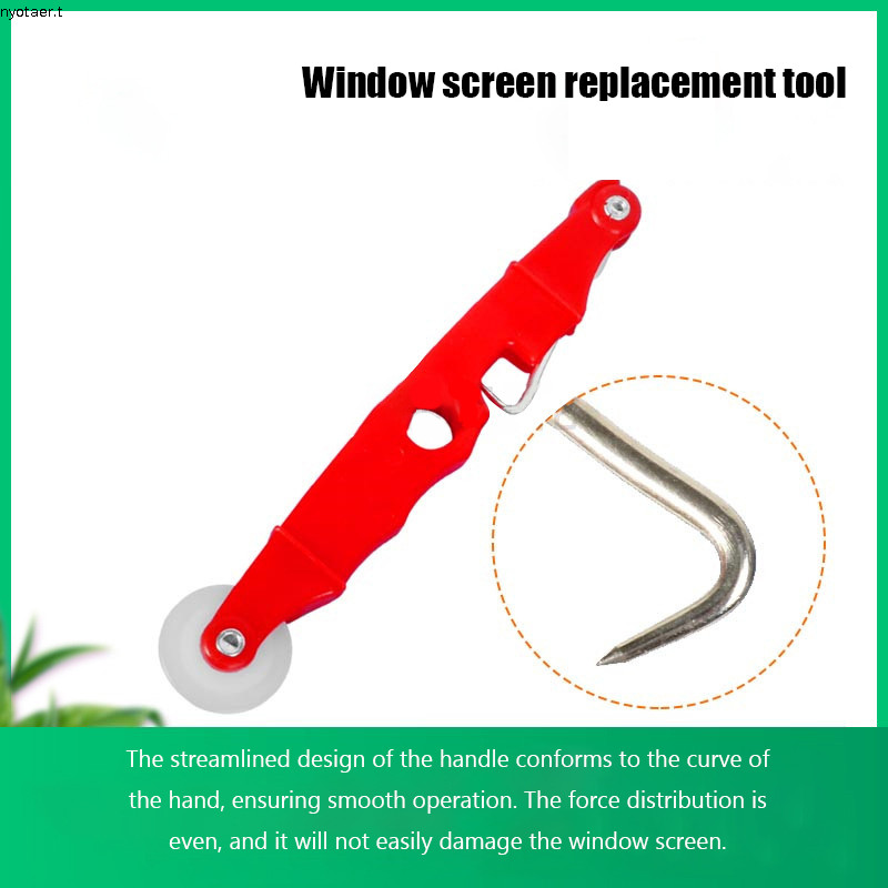 🌷COD🌷ลูกกลิ้งมุ้งลวด เครื่องมือลูกกลิ้ง สําหรับซ่อมแซมหน้าจอประตู Screen Rolling Tool สำหรับติดตั้งหน้าต่างและหน้าจอประตู - รูปที่ 3