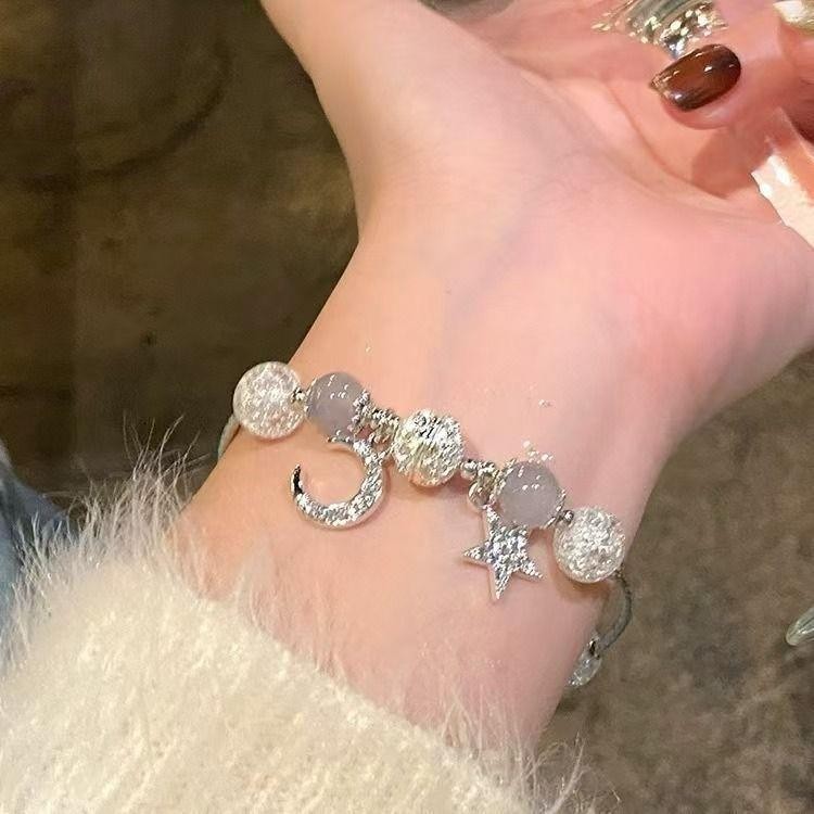 สร้อยข้อมือ Mary ลายพระจันทร์และดาว แต่งโซ่ลูกปัด thumbnail 9