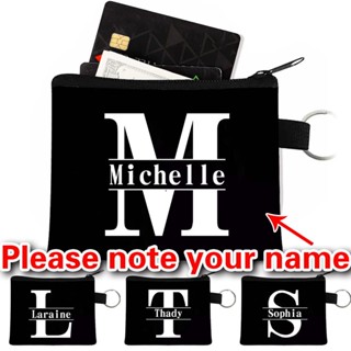 ชื่อที่กำหนดเอง🔥กระเป๋าสตางค์ กระเป๋าใส่เหรียญ กระเป๋าผ้าใบ …