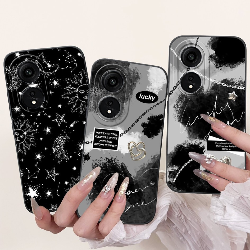 ปลอกกันกระแทกสําหรับ OPPO A1 Pro Reno 8T 5G กรณี CPH2505 PHQ110 Cool แฟชั่น Space Soft ซิลิโคน Matte สําหรับ Reno8T Shell