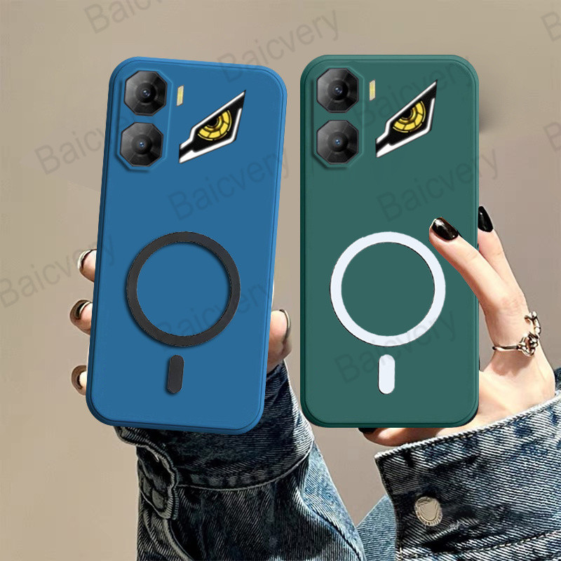 สําหรับ ZTE Nubia Neo 3 5G Z2464N Matte Anti-drop เลนส์ป้องกันสติกเกอร์แม่เหล็ก