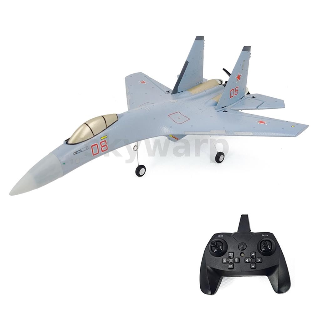 Coolbank QF009 SU-35 Fighter รุ่นไร้แปรง 375 มม. Wingspan 2.4GHz 4CH 3D/6D สลับได้ 6 แกน Gyro EPP RC