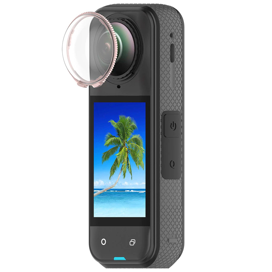 2PCS เลนส์กล้องฟิล์มสําหรับ Insta360 X5 X4 Air X3 X2 PC เลนส์สําหรับ Insta360X5 Insta360X4 X4Air Insta360X3 Insta360X2 Anti-Scratch ป้องกันกีฬากล้อง thumbnail 4