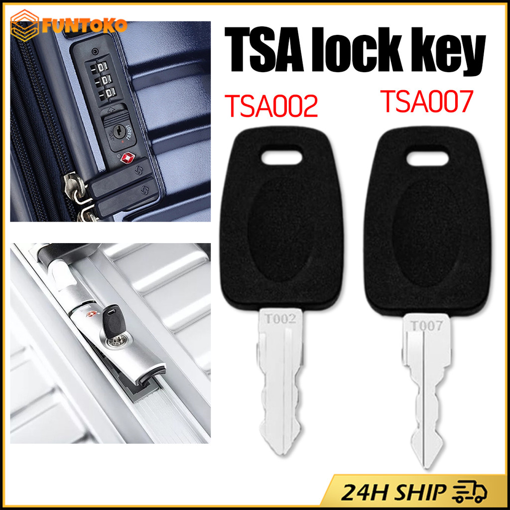 สินค้ามีคุณภาพ 1ชิ้น กุญแจ tsa tsa002 tsa007 ล็อคกระเป๋าเดินทาง อุปกรณ์เสริม กุญแจ tsa lock